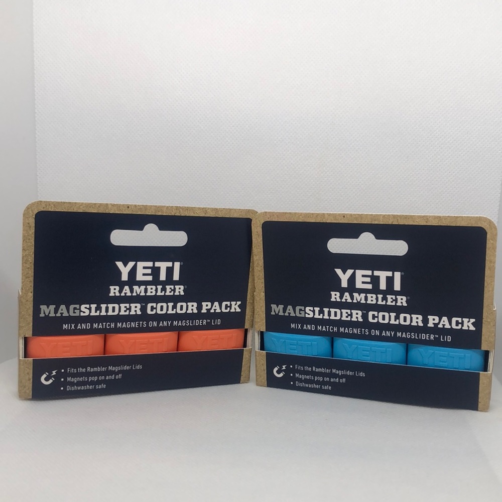 Reef Blue & Coral Yeti Magslider 3 Packs NWT Mets Islanders Colors